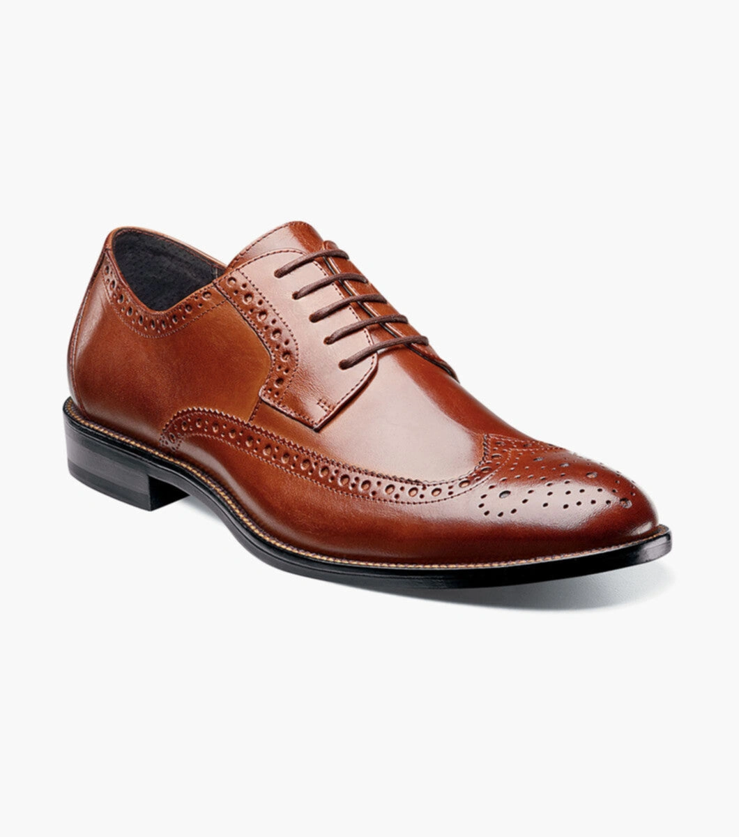 Stacy Adams Garrison: Eleganza senza tempo Cognac, l'Oxford perfetto per distinguersi con stile.